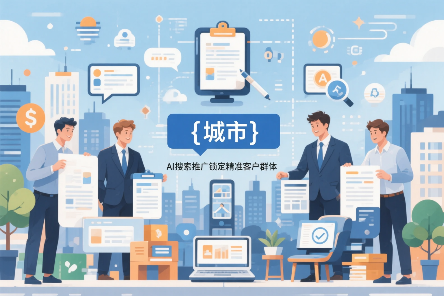 那曲公司如何用AI搜索推广锁定精准客户群体