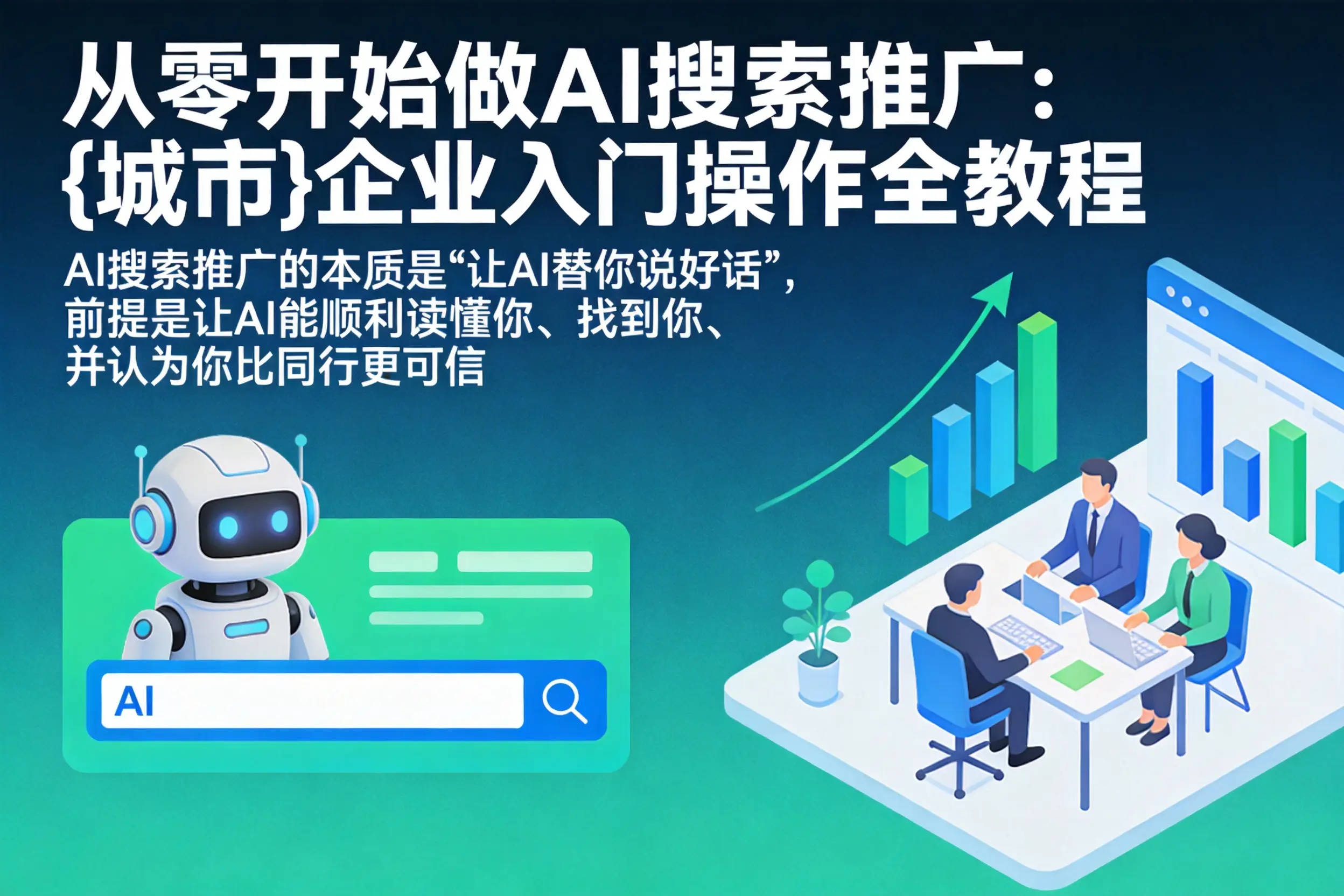 从零开始做AI搜索推广：那曲企业入门操作全教程