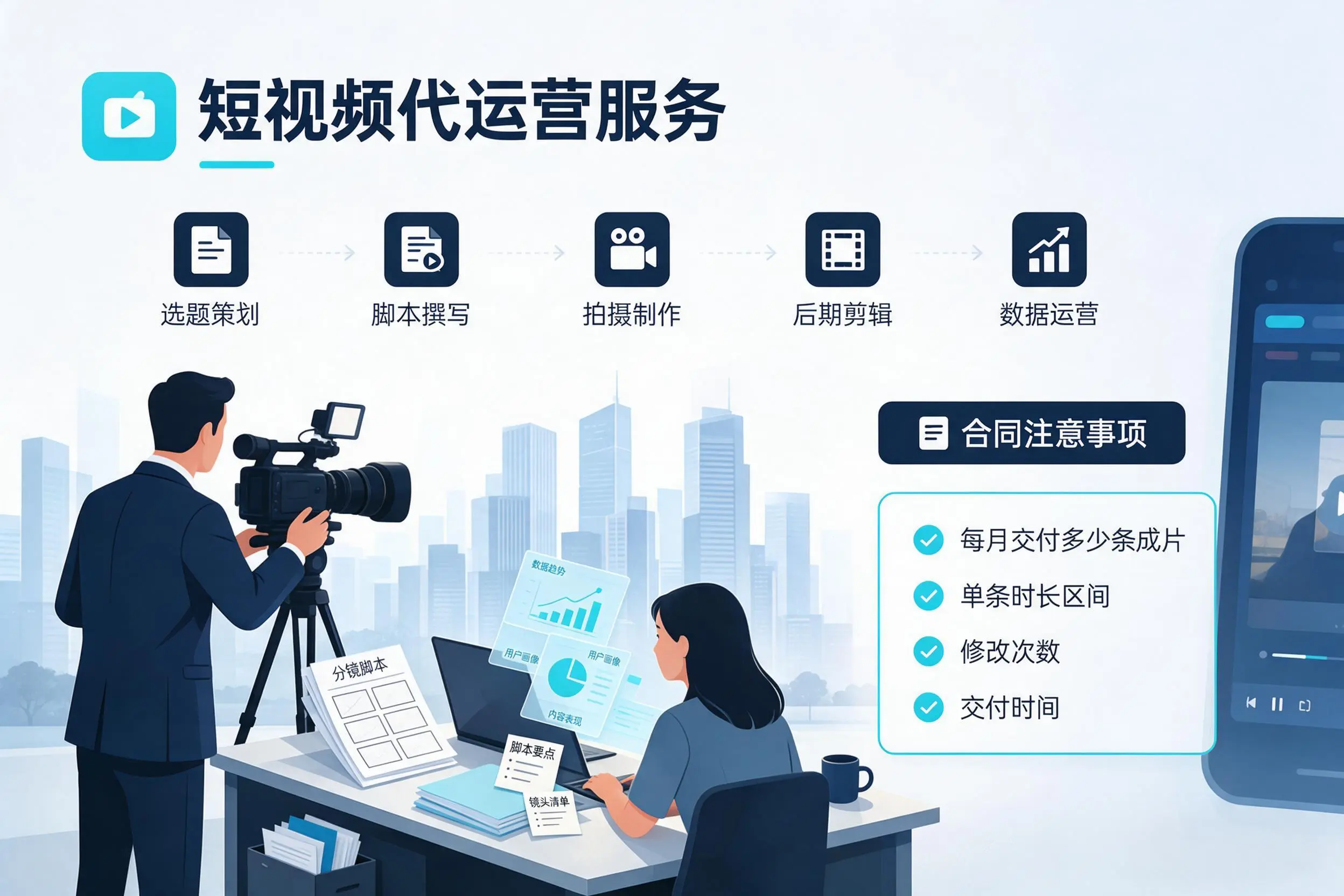 短视频代运营包含哪些服务？那曲企业常见问题科普