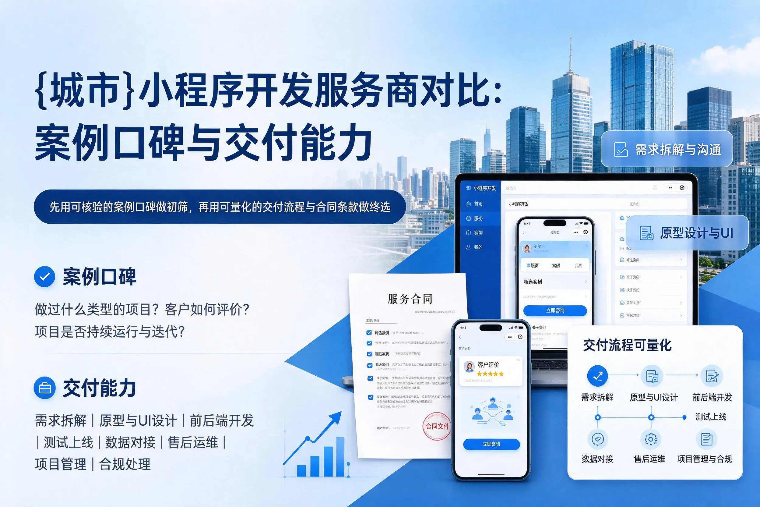 那曲小程序开发服务商对比:案例口碑与交付能力