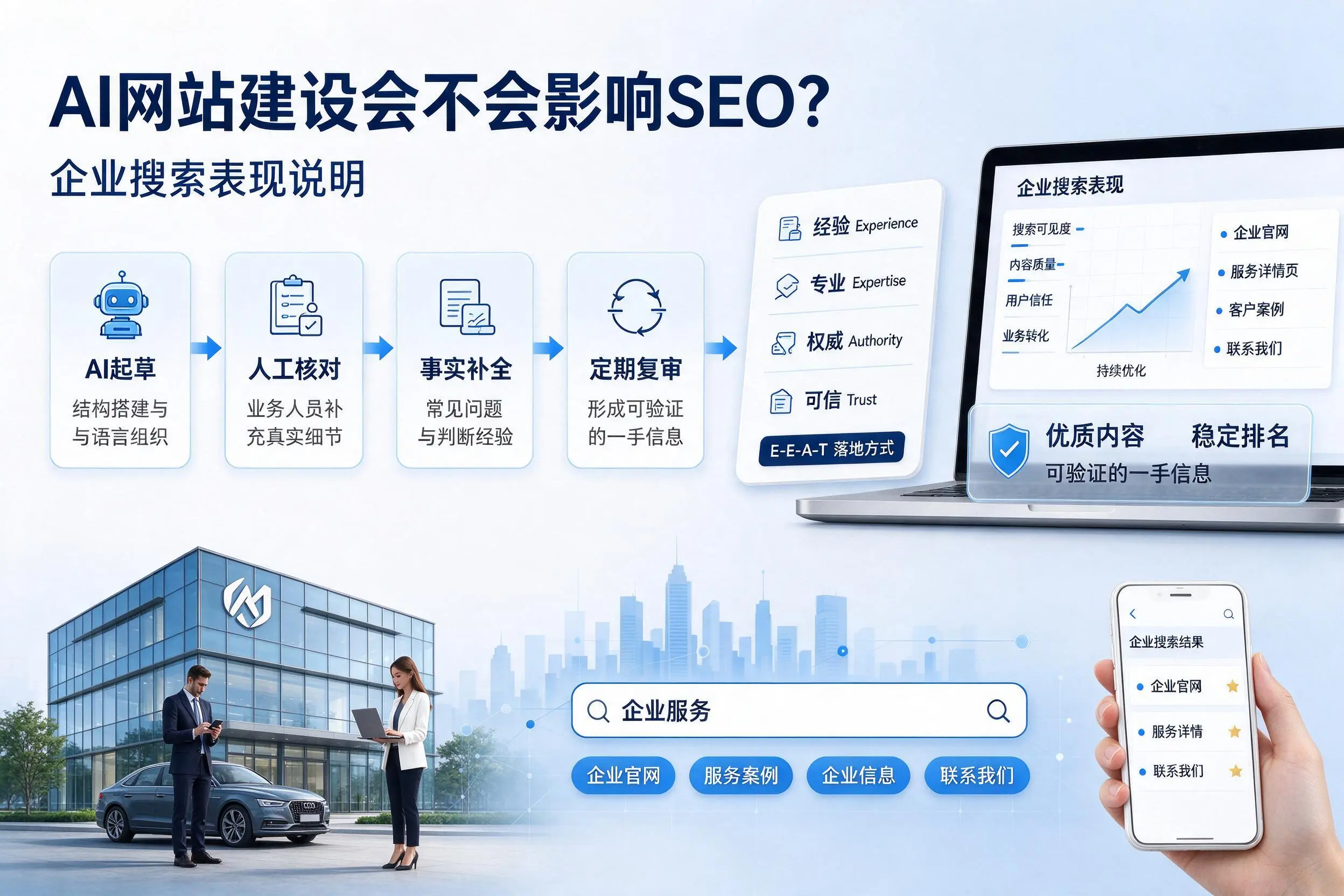 AI网站建设会不会影响SEO？那曲企业搜索表现说明
